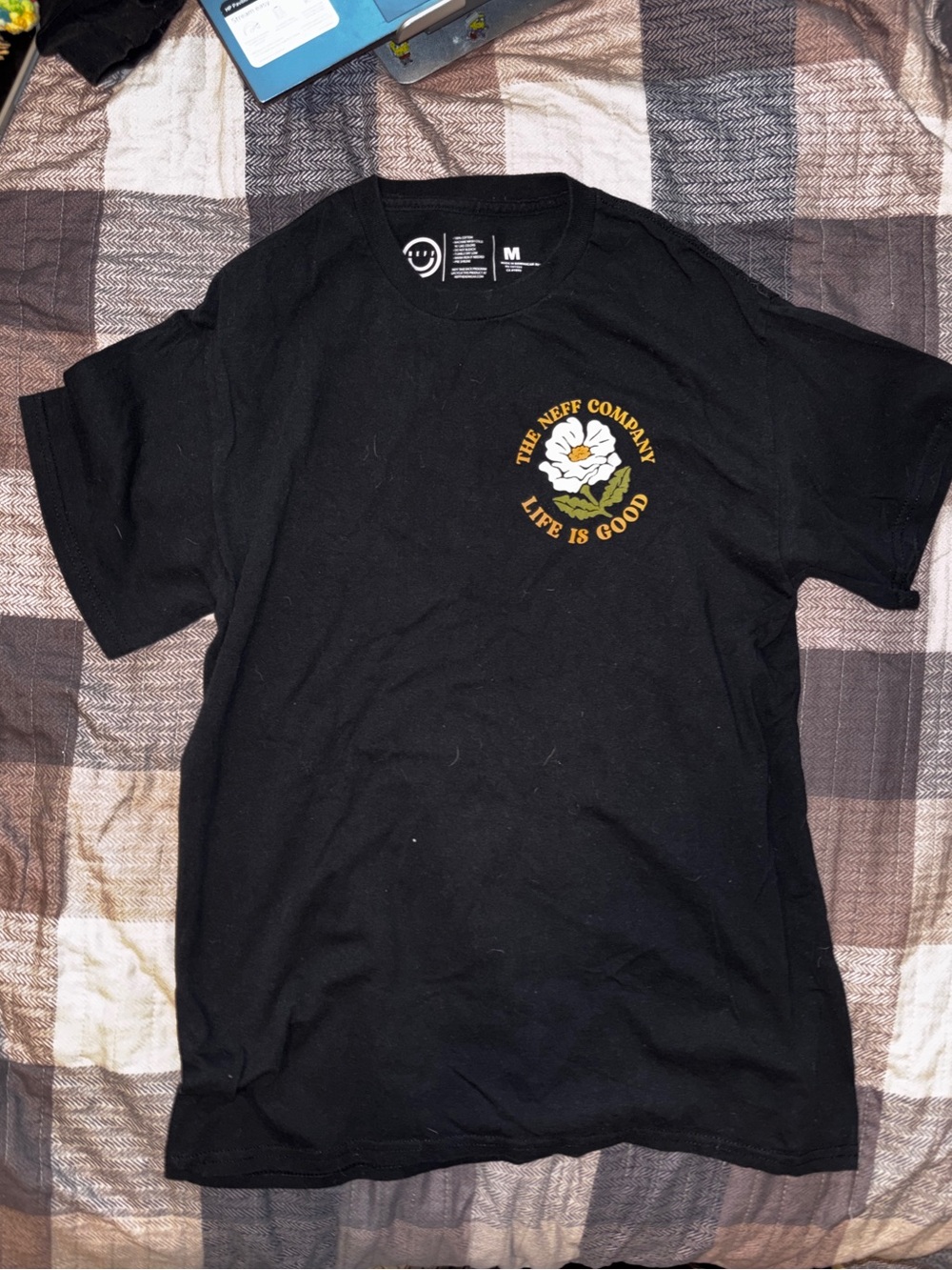 Men’s Black NEFF 'Life Is Good' Graphic T‑Shirt